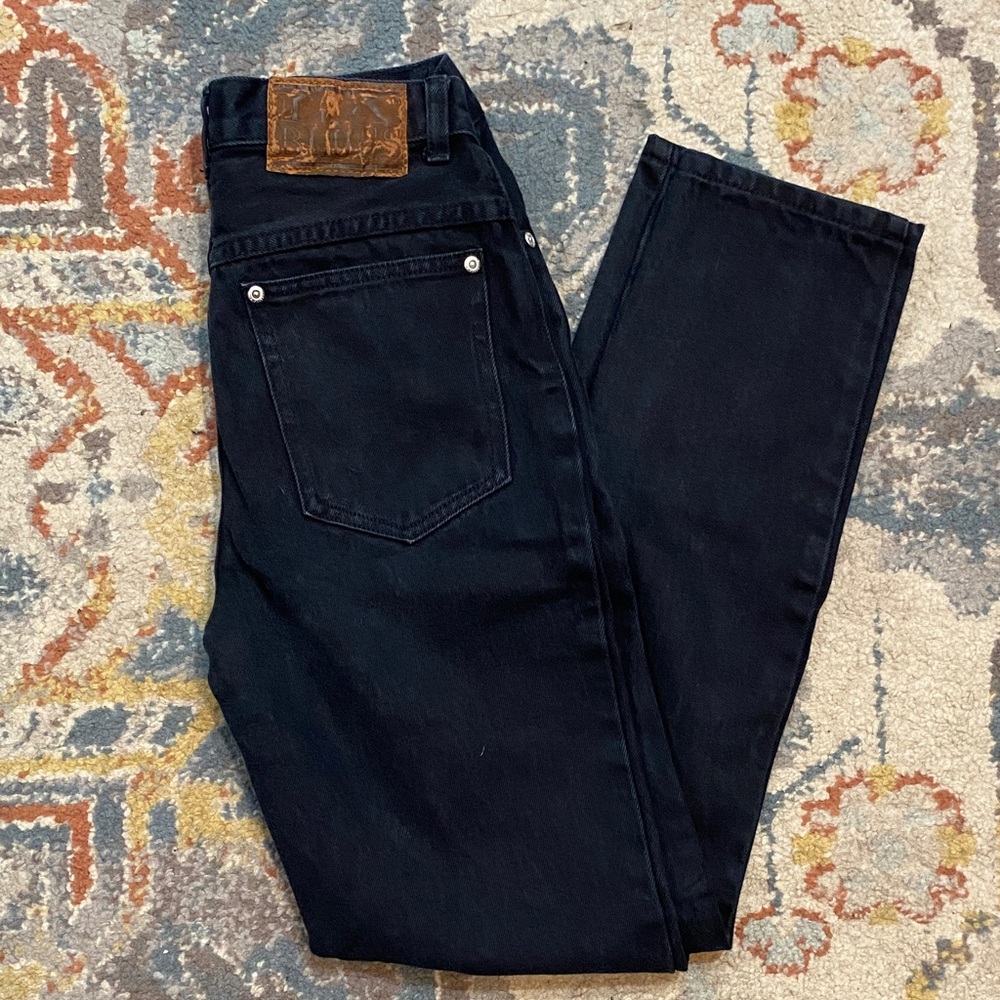 L.A. Blues Women's Black Straight Leg Jeans